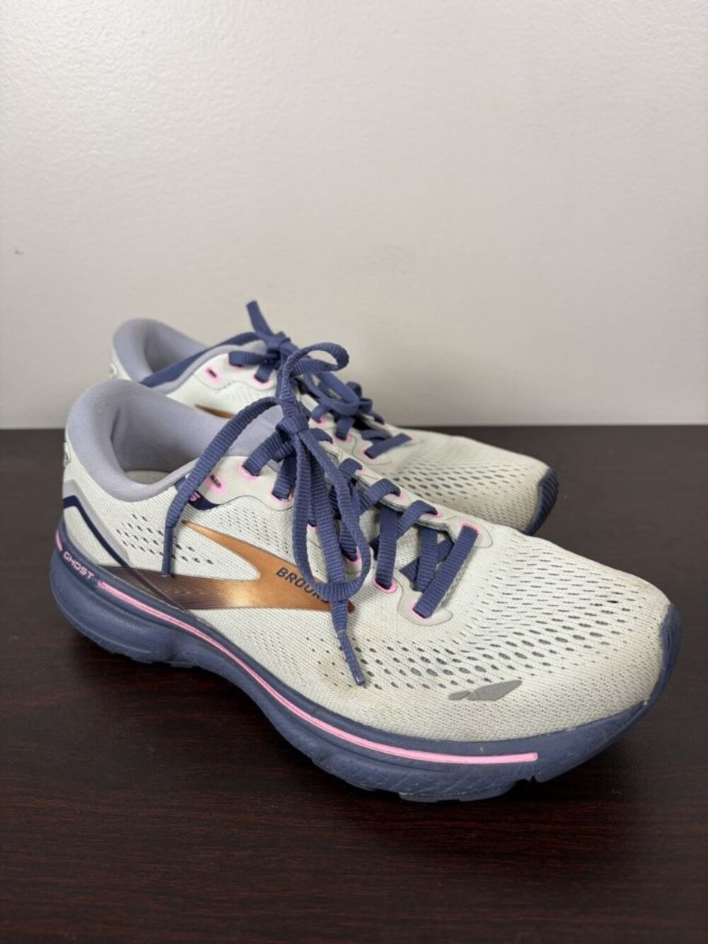 Brooks Ghost 15 Women's Size 7 Running Shoes Spa Blue Copper